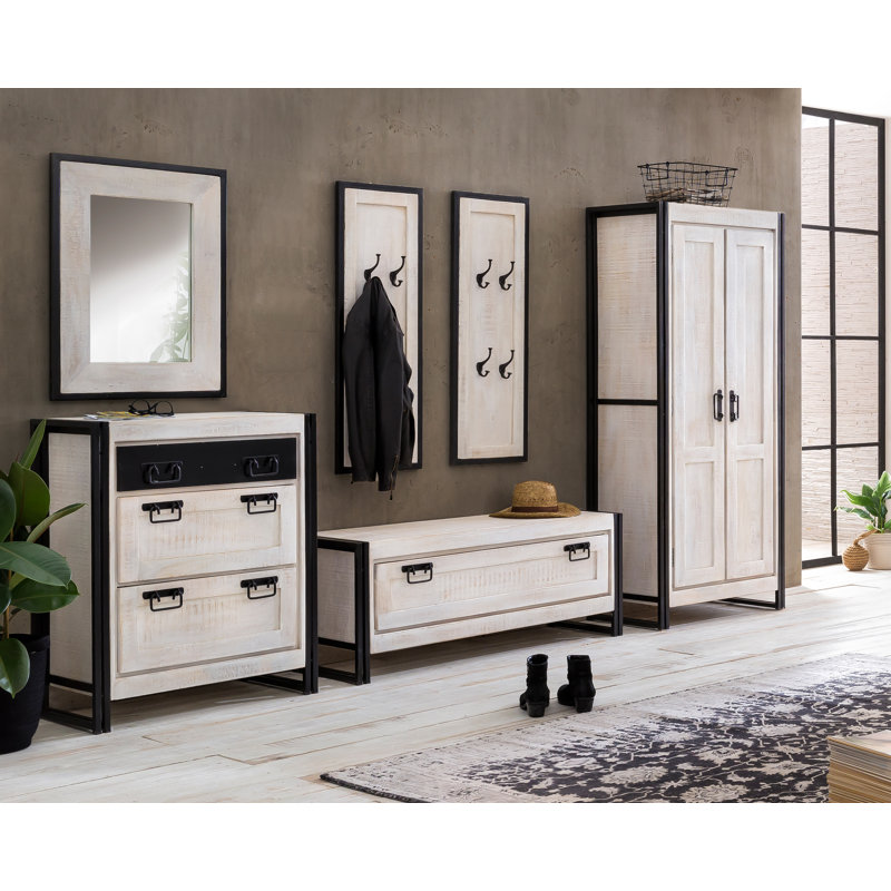 Veloz 2 Door Solid Wood Wardrobe