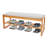 4-Pair Shoe Storage Bench