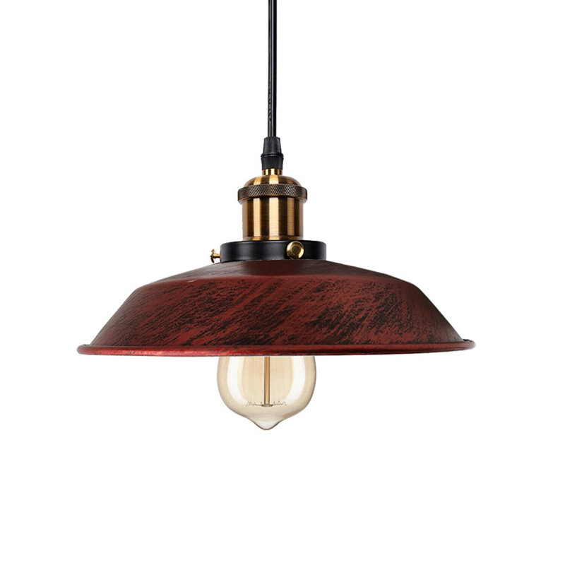 Guerra 1 - Light Dome Pendant, Rustic Red
