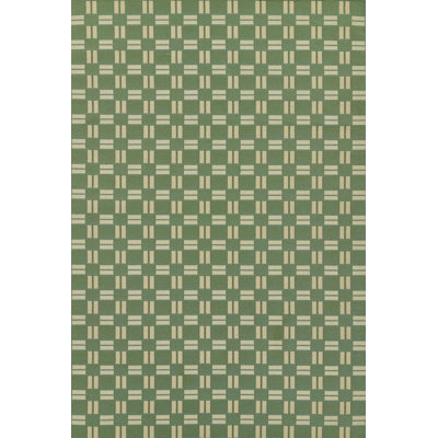 Icon Green Geometric Outdoor Rug