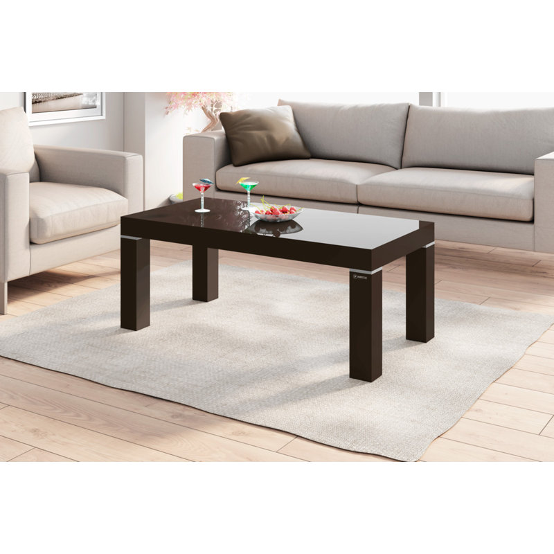 Ranyia Four Leg Coffee Table, Brown