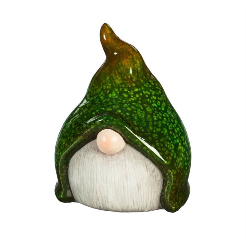 Petite statue de jardin de gnome, Vert