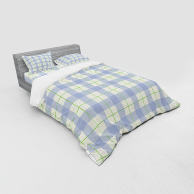 Checkered Farmhouse / Country Plaid Duvet Cover