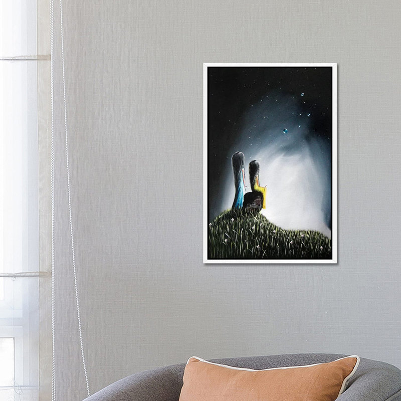 My Precious - Print on Canvas, White Framed, 66.04 cm H x 45.72 cm W
