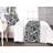 Ambesonne Skull Bed Runner Set Illustration of Skeleton Head Charcoal Grey and Eggshell-106828145