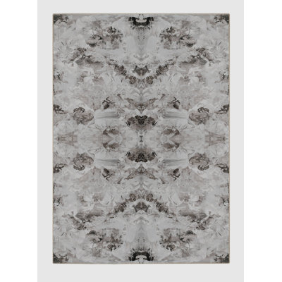 Derriona Washable Abstract Indoor Rug