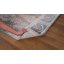 Tapis bleu à motif géométrique Lussi-59388709