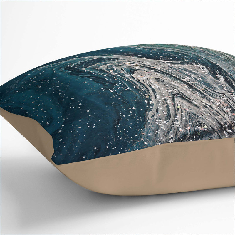 Square Throw Cushion, Stone, 40cm H x 40cm W x 15cm D
