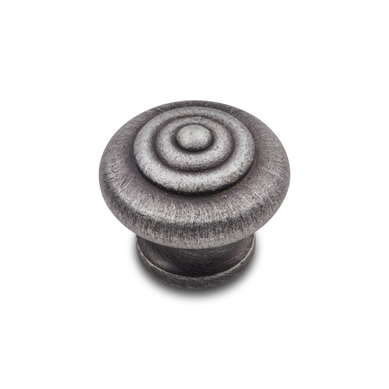 CK Series 1" Diameter Mushroom Knob, Distressed Nickel