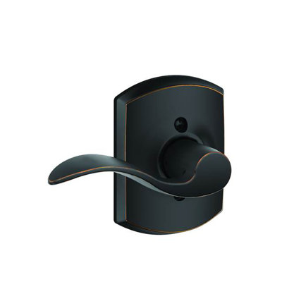 Greenwich Inactive Interior Accent Lever Rosette Dummy Entry Set (Exterior Portion Sold Separately)