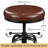 Palmquist Swivel Upholstered Adjustable Height Counter Stool with Metal Frame-282416933