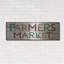 «Farmers Market Colorful» par Cindy Jacobs, art mural en métal-1093478514