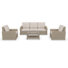 Henri Outdoor Patio Sofa Conversation Set With Sunbrella Cushions