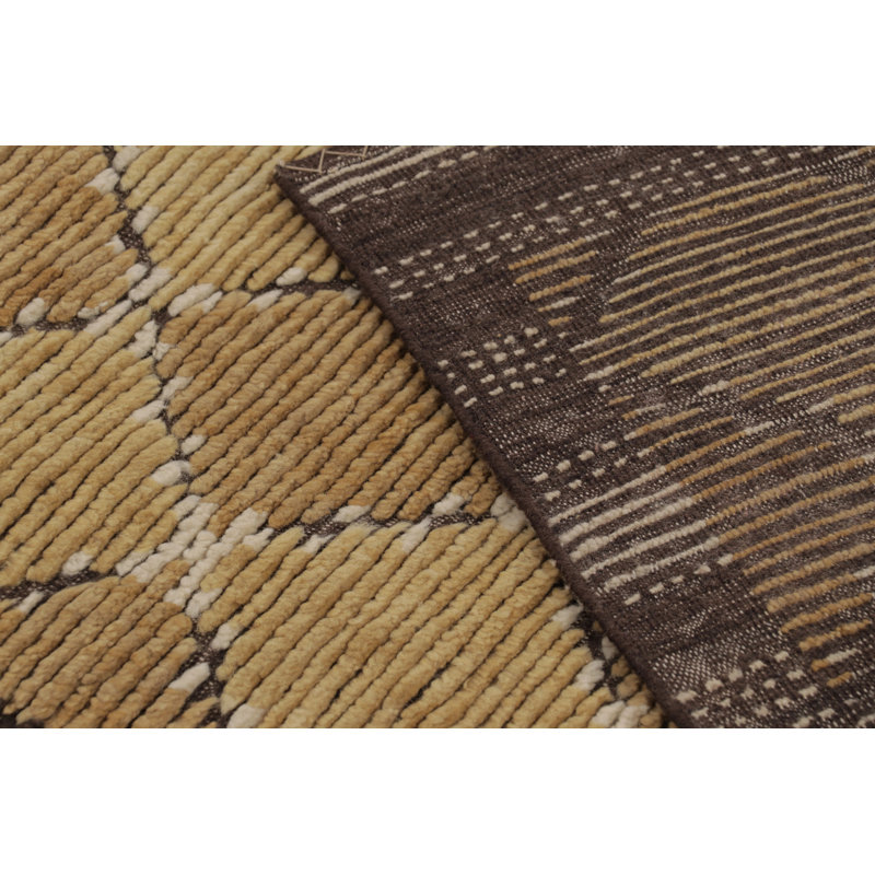 Scandinavian One-of-a-Kind 4'0X8'0 Hand Knotted Area Rug