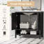 Meuble-lavabo simple 36 po avec comptoir en céramique-1365340780