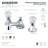 Metropolitan Widespread Bathroom Faucet with Drain Assembly-3644493