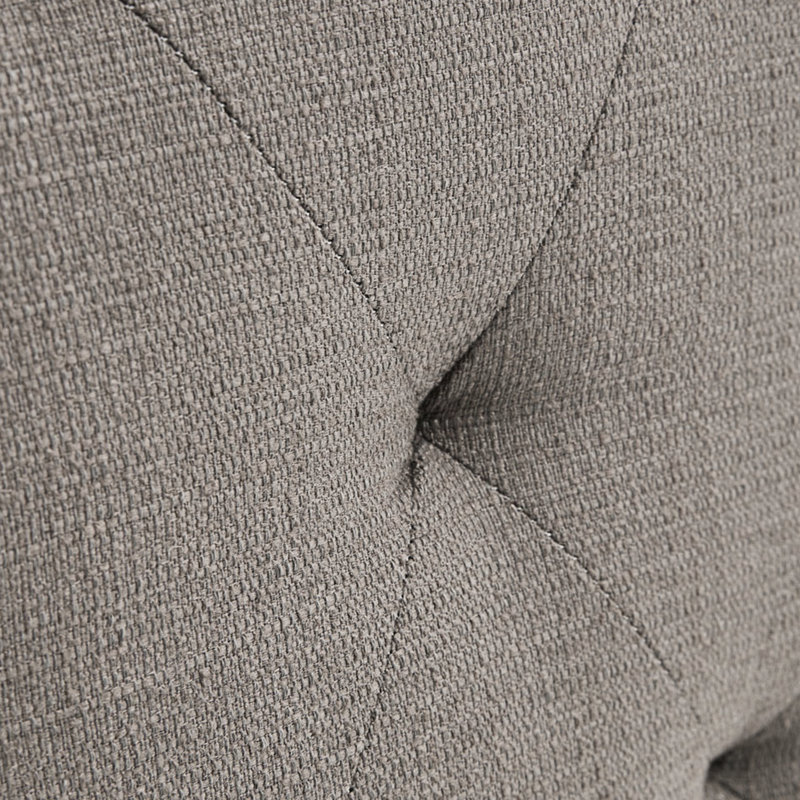 Chaise pivotante taupe avec fonction zéro gravité - Détente, structure en bois massif rotative à 360 degrés et contreplaqué, mousse, design élégant