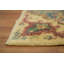 Tapis en laine à motif floral rétro de qualité supérieure 4 x 7