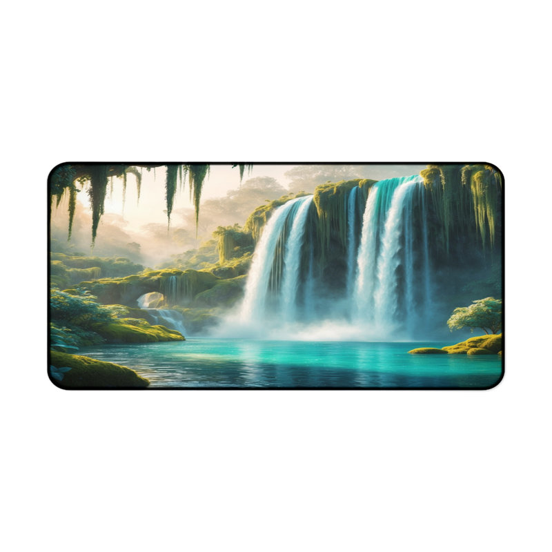 Polyester Desk Pad, 14.4x12.1