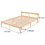 Izeal Solid Wood Bed-371319122-371319127
