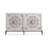 Retro White Solid Wood Sideboard