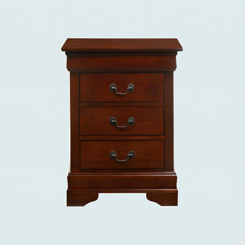 Elegant Cherry Wood Nightstand