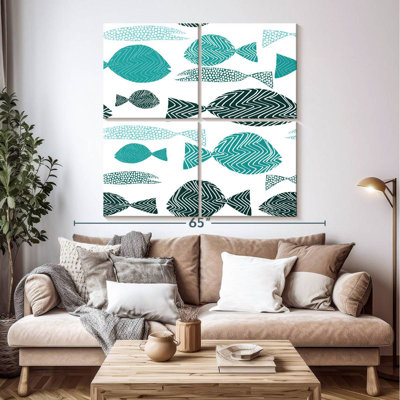Brampt Abstract Fish School