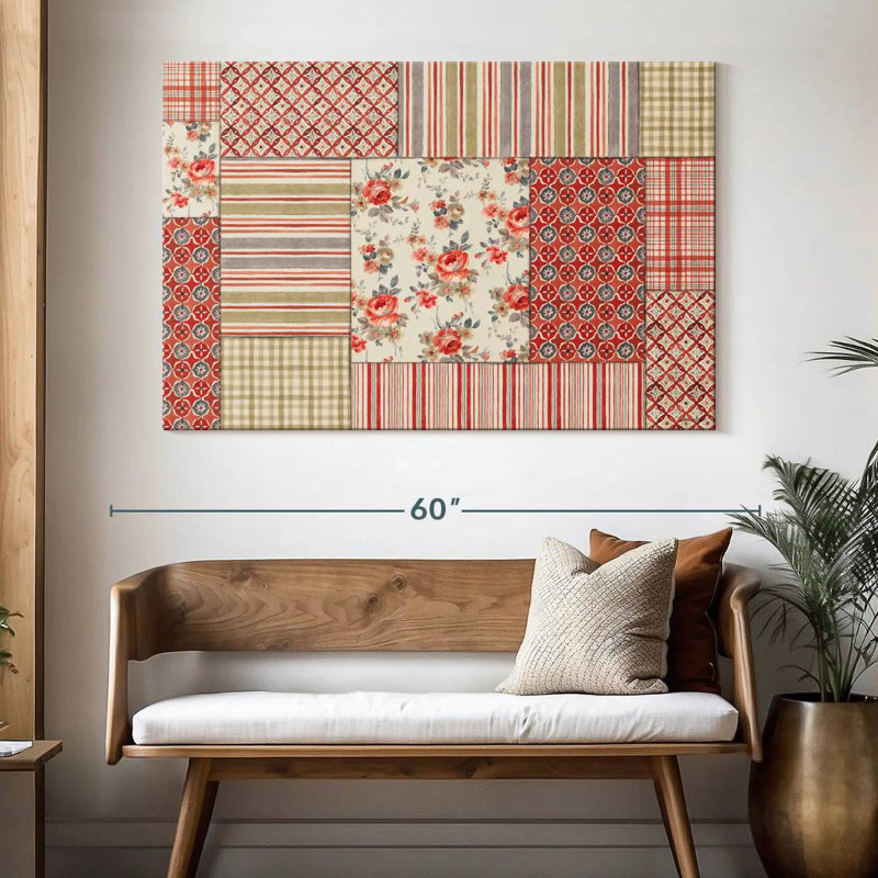 Kerner Farm Patchwork III, 34" H x 51" W