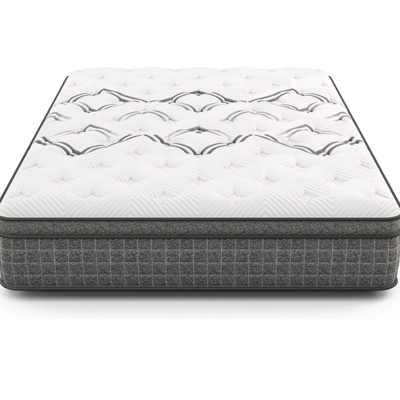 Matelas en cuivre 12,5 po, blanc, 72,25 po x 53,9 po 11,65 po, 74 po x 54 po 12, Lit double