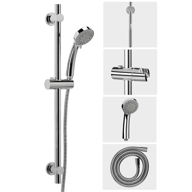 Essentials Handheld Shower Head, Chrome