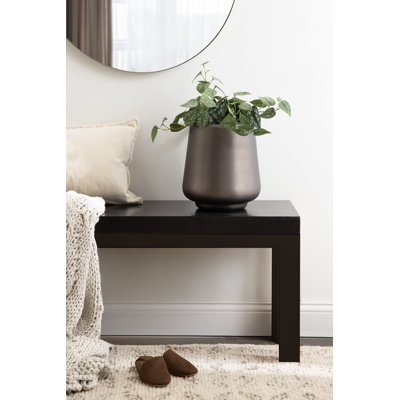 Pot de fleurs d'intérieur rond en métal Portell