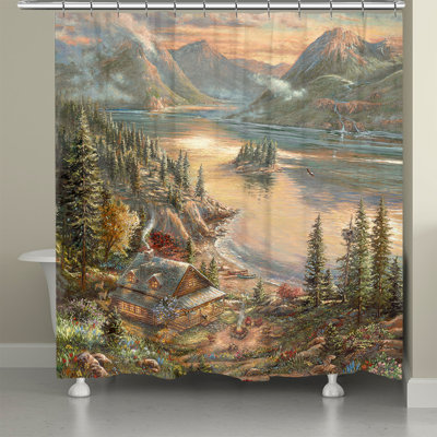 Rideau de douche Thomas Kinkade