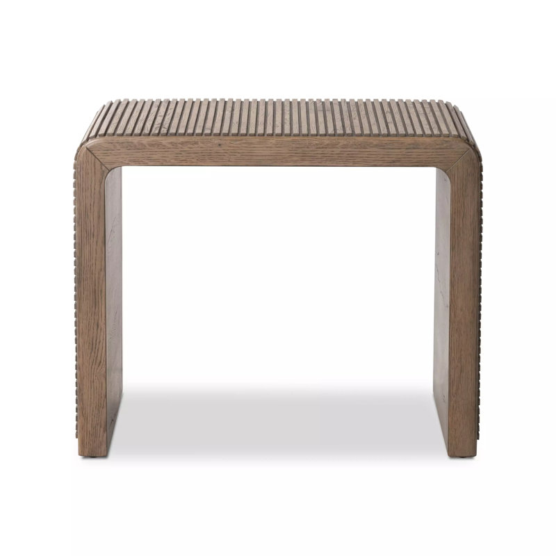 Leo End Table, Brown