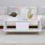 Huntoon Four Leg Coffee Table with Storage-167772107