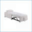 Fauteuil convertible moderne sans accoudoirs avec tissu sherpa - Lit simple escamotable pour petits espaces | Sherpa | Sans accoudoirs | Blanc