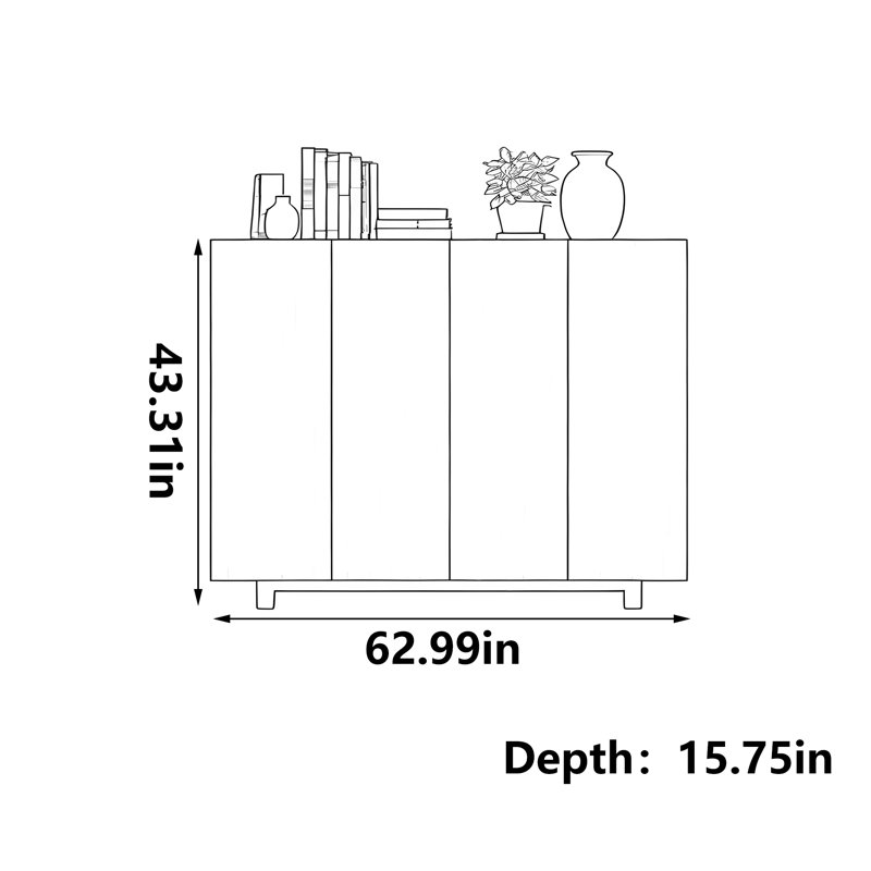 Modern simple large storage shoe cabinet