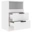40cm W Manufactured Wood Bedside Table-347801014-351968003