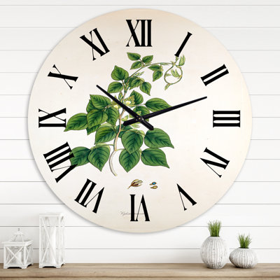 Vintage London Plants - horloge murale