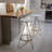 Melster 30" Modern Industrial Metal Backless Circular Bar Stool-1062454570