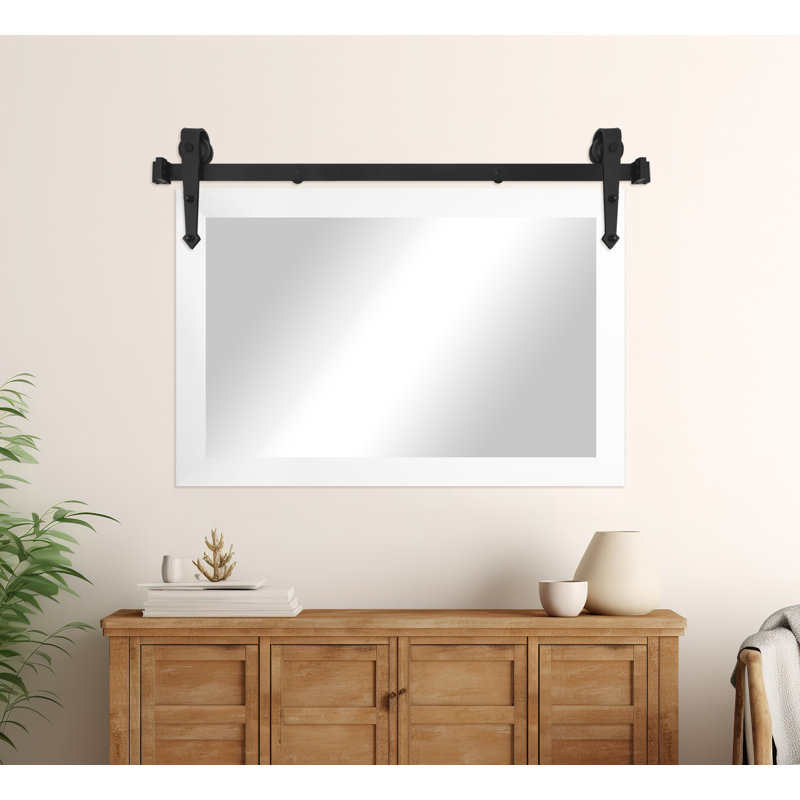 Miroir Masaichi, 22 po x 33 po, Blanc