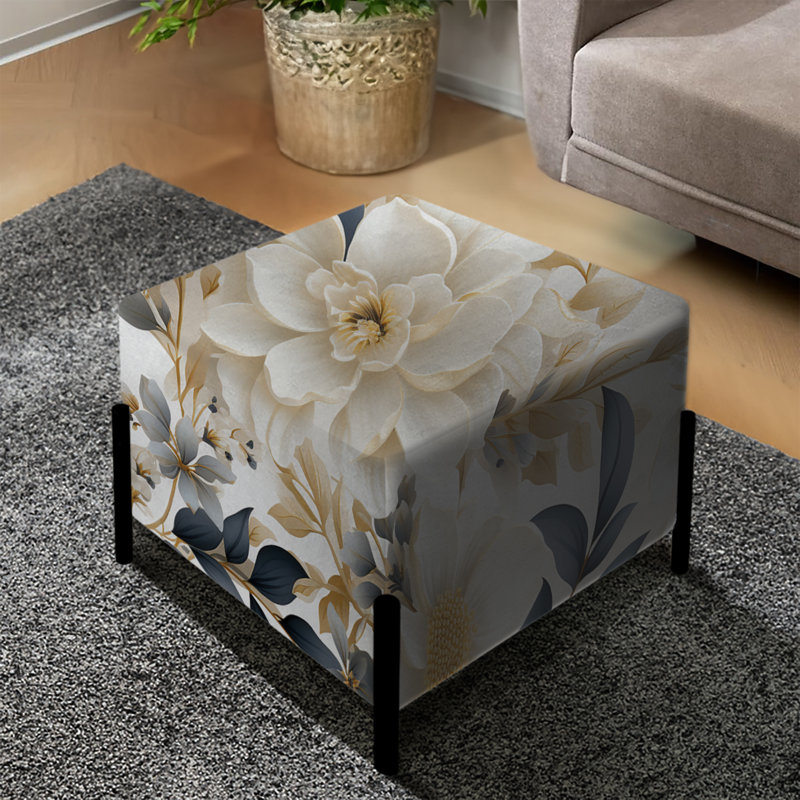 Repose-pieds Ethereal Blooms I - Plants