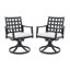 Bascules pivotantes de salle à manger en aluminium coulé 2 pièces Modern Modern Classic