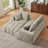 Chennova Boneless Modern Chenille Sectional Sofa with Tufted Design and Pocket Spring Structure-118692002-118691999