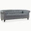 Canapé Chesterfield à accoudoirs roulés 84,65 po-1429968158-1429968163