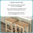 Solid Wood Counter Stool with Solid Wood Frame-287847812