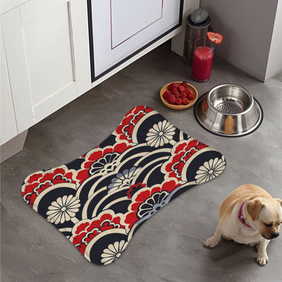 Tapis japonais classique à motif os - 1 pièce