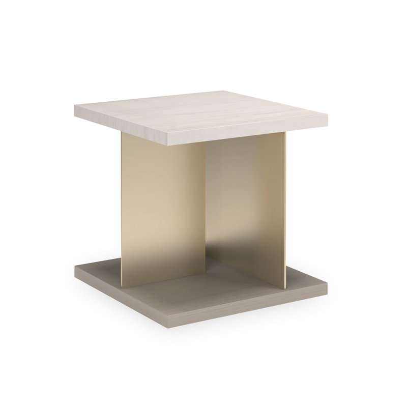 Modern Resort Stone End Table