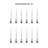 Classic Shell Dinner Knives by Oneida (18/10)