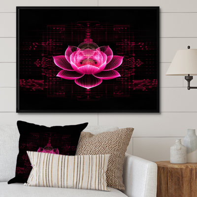 Lumière provenant du lotus rose I