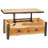Fireside Lodge Hickory Log Enclosed Coffee Table - Elevating Top - Natural - Standard-207748573